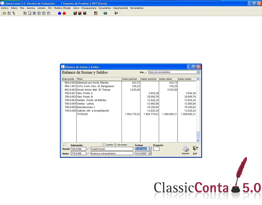 ClassicConta for Windows: Streamline Your Accounting