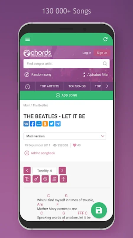 MyChords - Find the Chords for Android: The Ultimate Guitar App