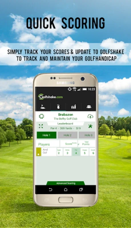 Golfshake Score+Stats Tracker for Android: Enhance Your Game