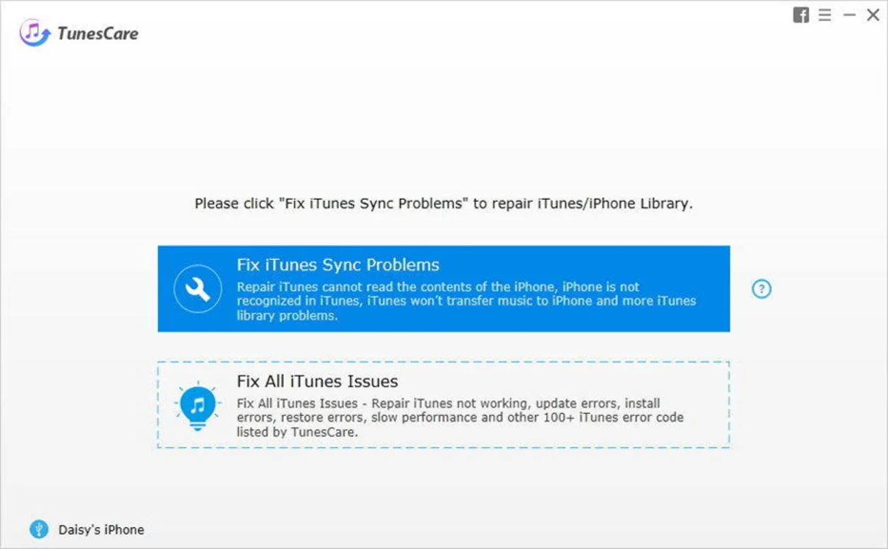 TunesCare for Windows: Resolve iTunes Errors