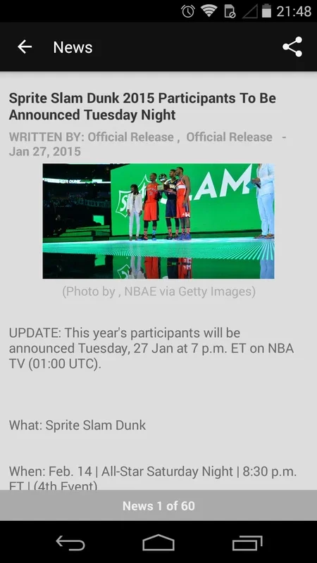 NBA: Live Games & Scores for Android - Stay Updated with the NBA