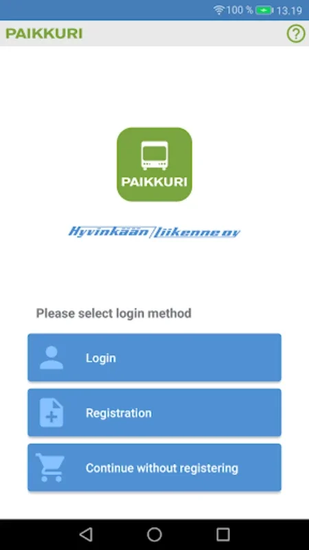 Paikkuri for Android - Simplify Hyvinkää Transit