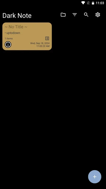 Dark Note for Android - Manage Notes, Checklists & Finances