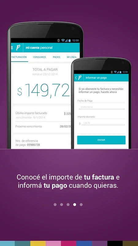 Mi Cuenta Personal for Android - Manage Personal Accounts