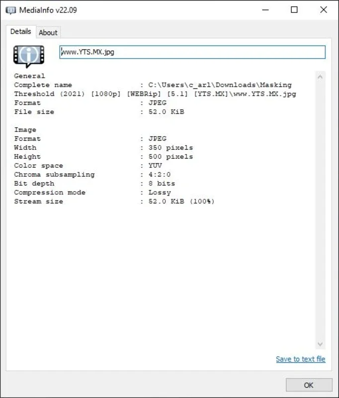 MediaInfo Lite for Windows: Quick File Data Access