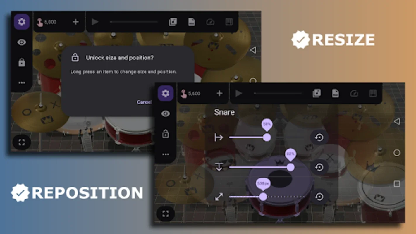 Royal Drum for Android: A Customizable Virtual Drumming Experience