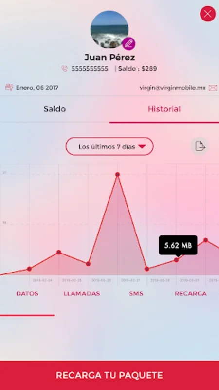 Virgin Mobile México for Android: Effortless Mobile Service Management