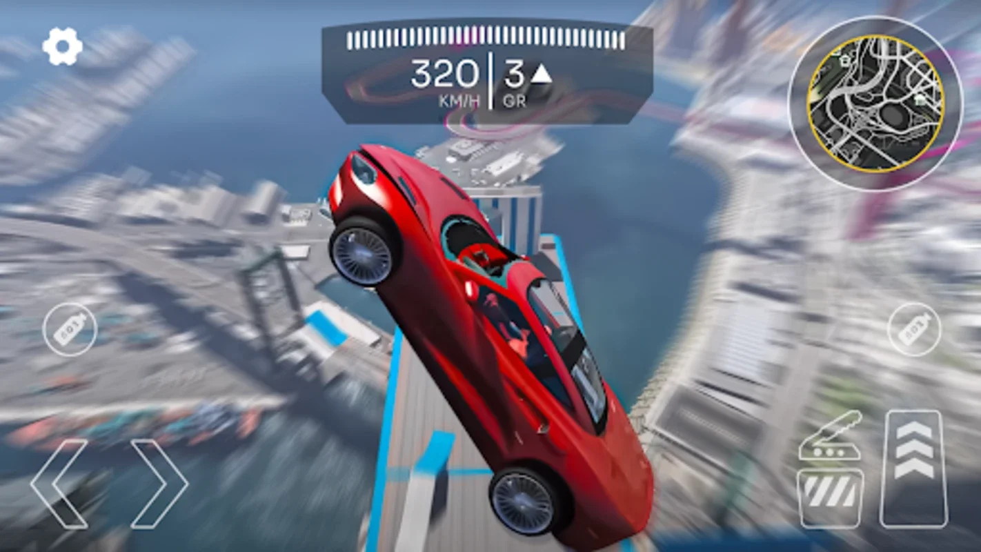 Superhero Car Mega Ramp Jump V for Android - Thrilling Stunt Driving