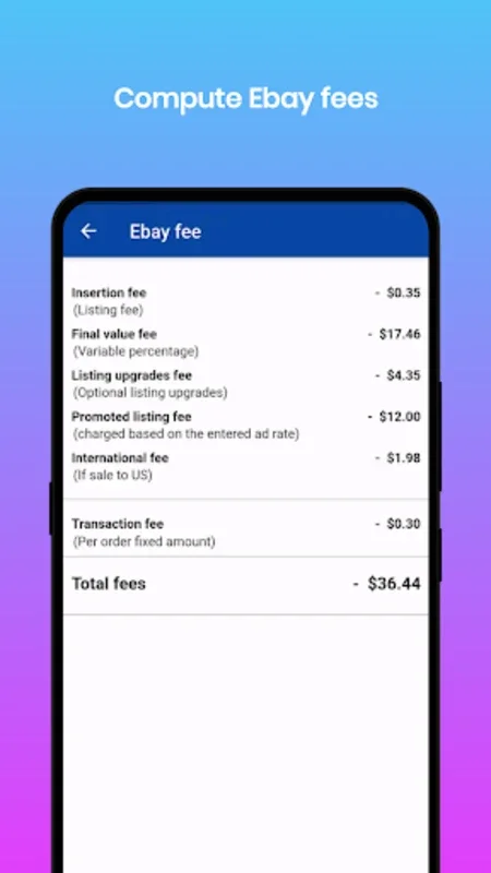 Ebay Payoneer Fee Calculator for Android: Estimate Profits Easily