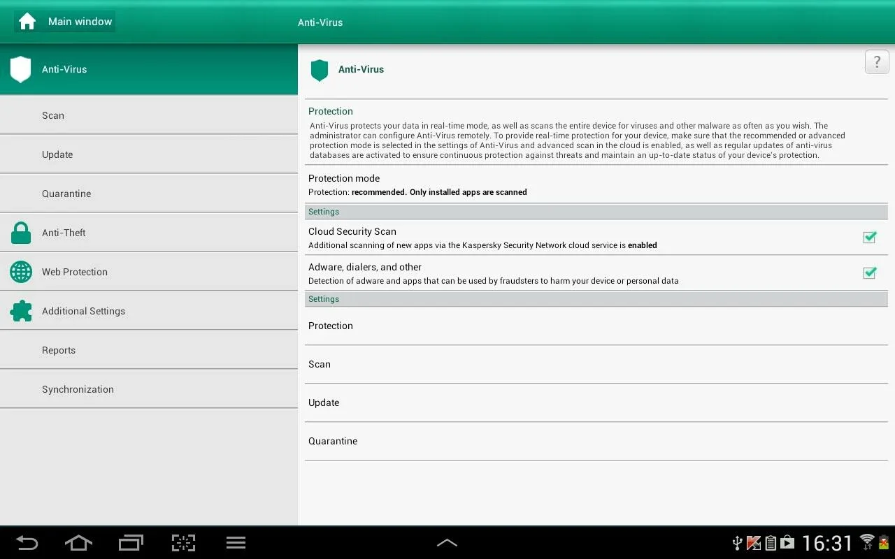 Kaspersky Endpoint Security for Android - Robust Business Security