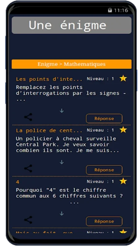 Énigmes, Dévinettes for Android - Unleash Your Inner Sleuth