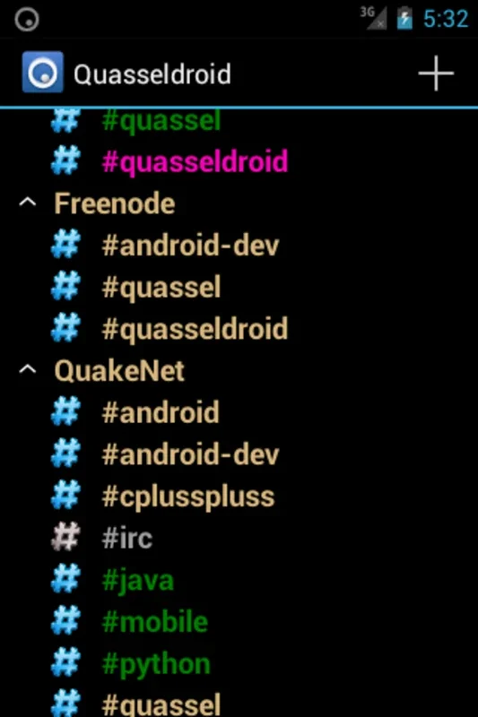 Quasseldroid for Android - Seamless Chat Experience