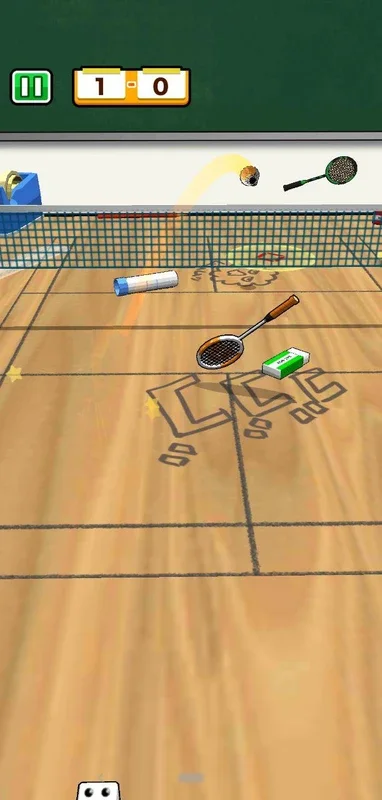 Badminton on desk for Android - Enjoy Indoor Badminton Games