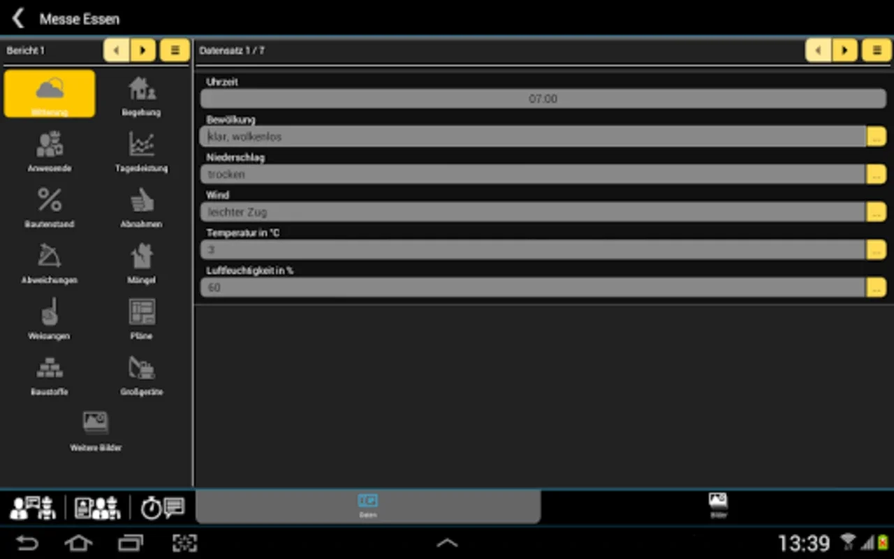 Bautagebuch for Android - Manage Construction Projects Easily