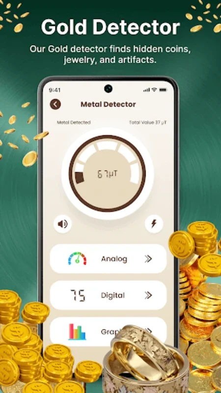 Metal Detector for Android - Efficient Metal Detection