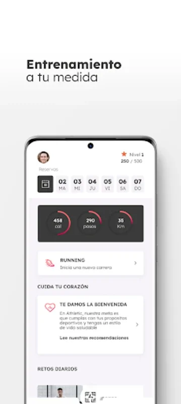 Athletic for Android - Personalized Fitness Plans