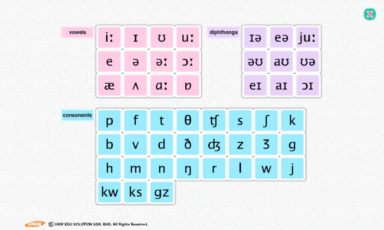 Phonemic Chart for Android - Master English Pronunciation