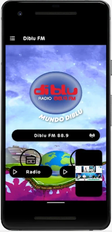 Diblu FM for Android - Stream HD Ecuadorian Soccer Live