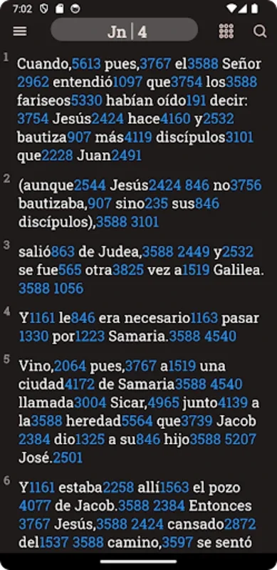 Spanish Concordance for Android - In - Depth Bible Study