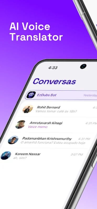 EzDubs for Android: Seamless Cross - Language Communication