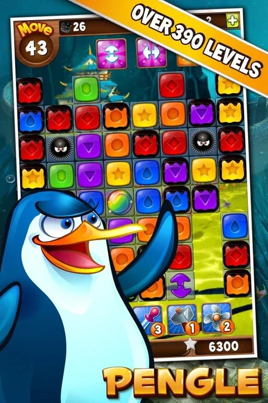 Pengle for Android: Engaging Match-Three Adventure