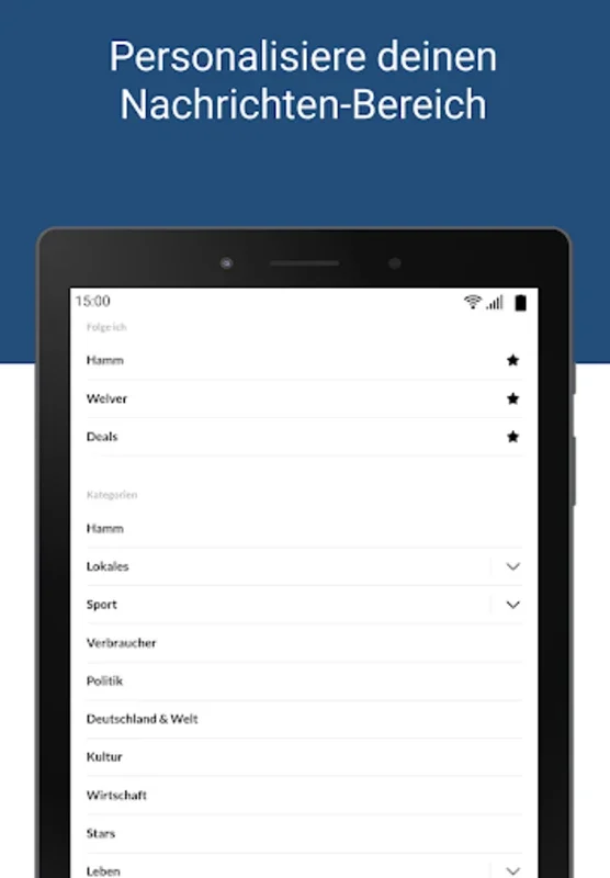 WA.de for Android: Hyper-Local News Hub