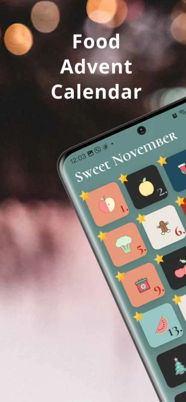 Food Advent for Android: Daily Food Tips and Recipes