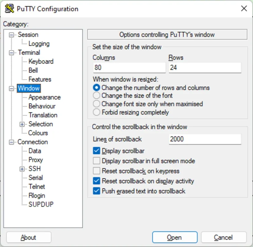 PuTTY for Windows - Free Telnet and SSH Client