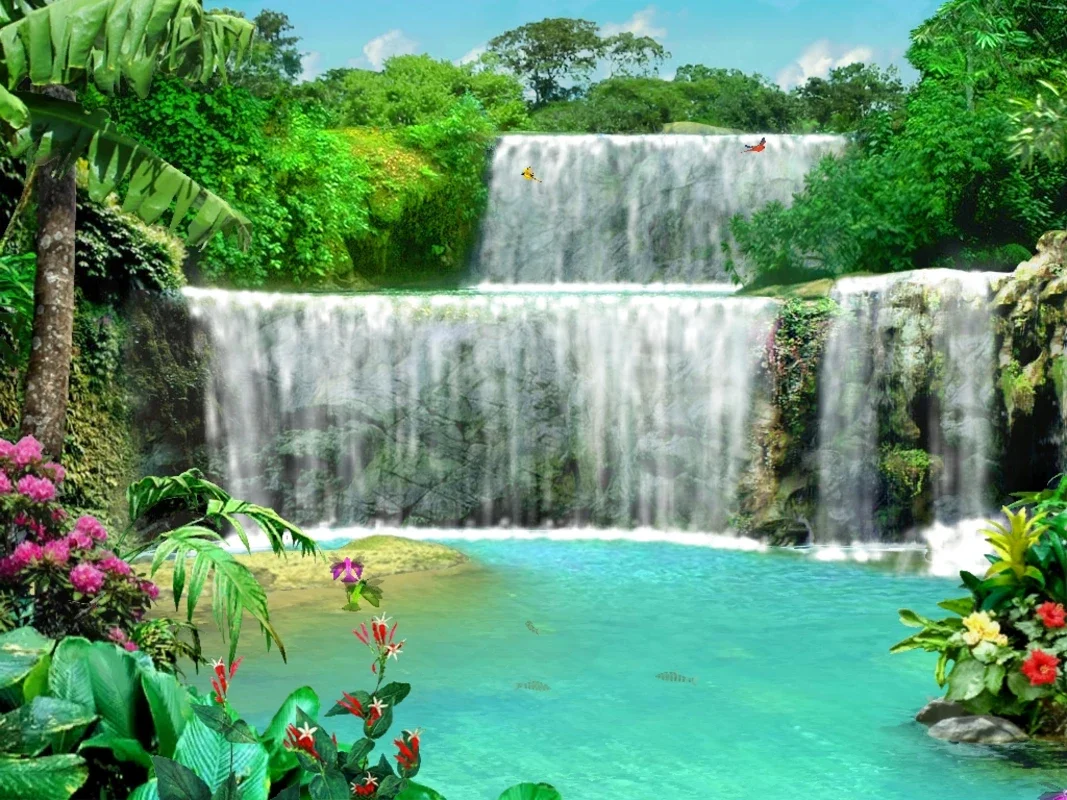 Free Living Waterfall 3 for Windows - A Serene Virtual Paradise