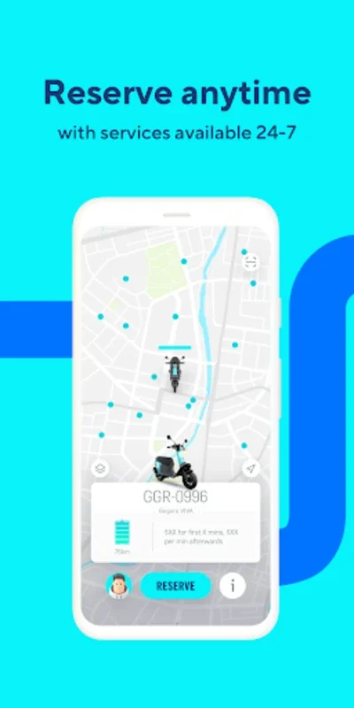 GoShare - Scooter Sharing for Android - Navigate Cities Easily