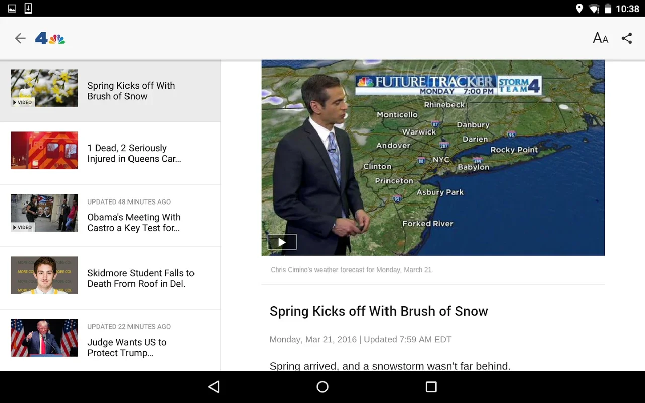 NBC 4 NY for Android - Stay Informed with Local News and Weather