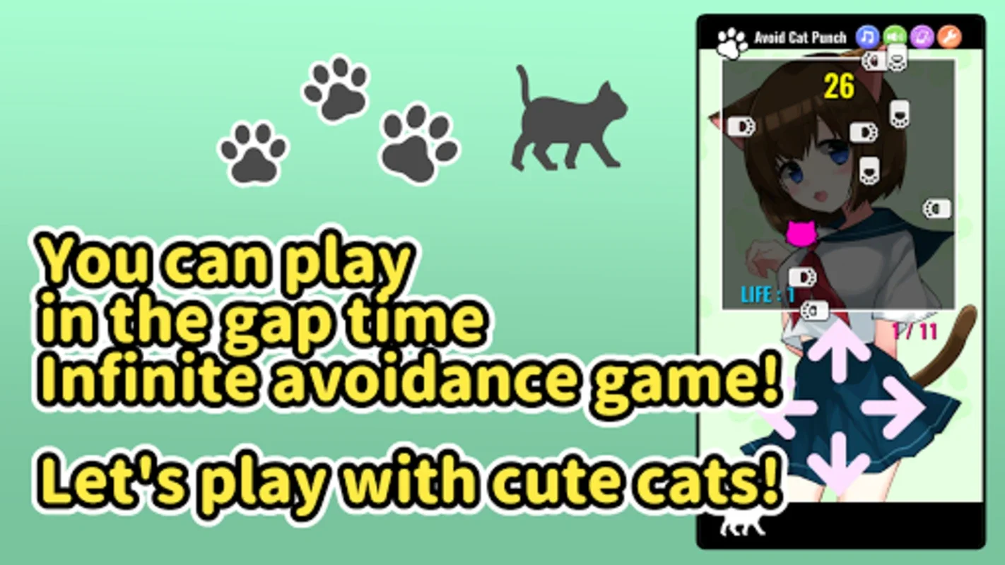 Don't touch Cat Girl! for Android - Enter a Fantasy World