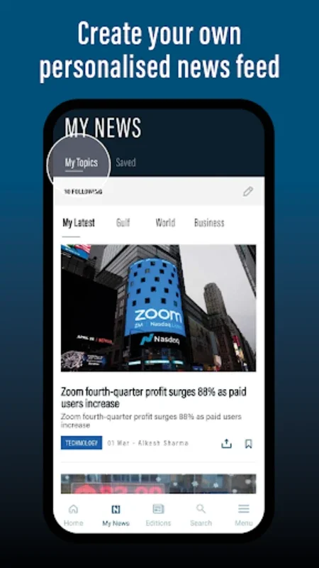 The National - UAE, World News for Android: Comprehensive Coverage