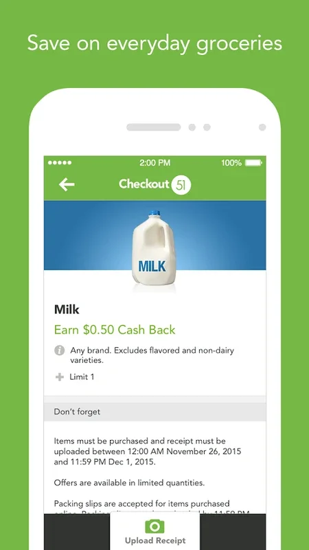 Checkout 51 for Android - Save on Everyday Purchases