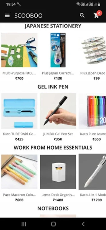 SCOOBOO for Android: Premier Stationery Shopping