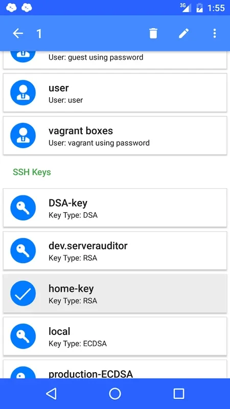 Serverauditor for Android - Manage UNIX & Linux Systems