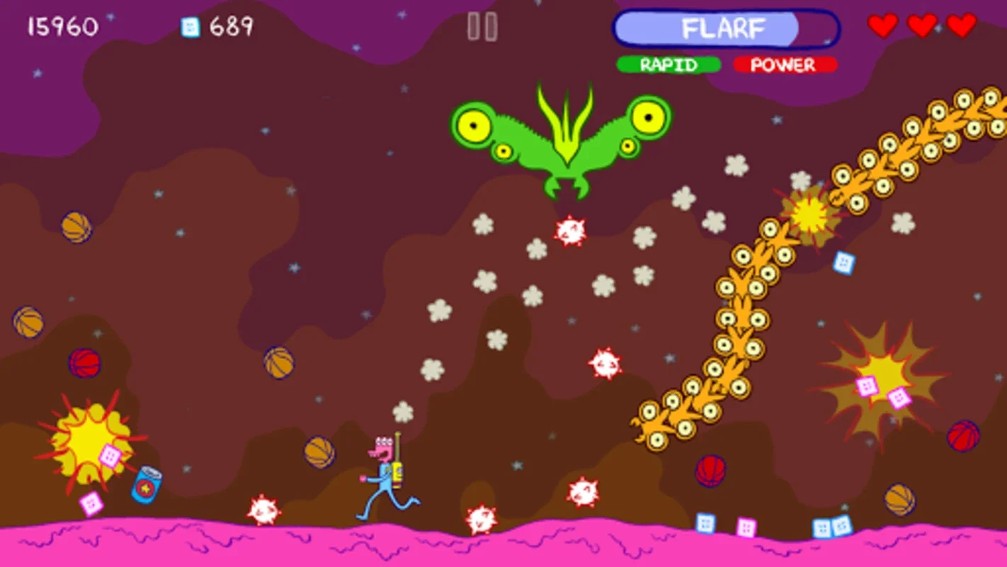 Glorkian Warrior: Shoot Weird for Android - Thrilling Action