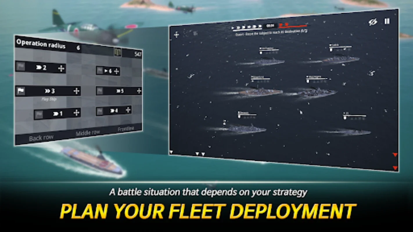 Warship Fleet Command: WW2 for Android - Intense Naval Warfare