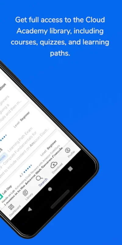 Cloud Academy for Android - Elevate Your Cloud Skills Anytime