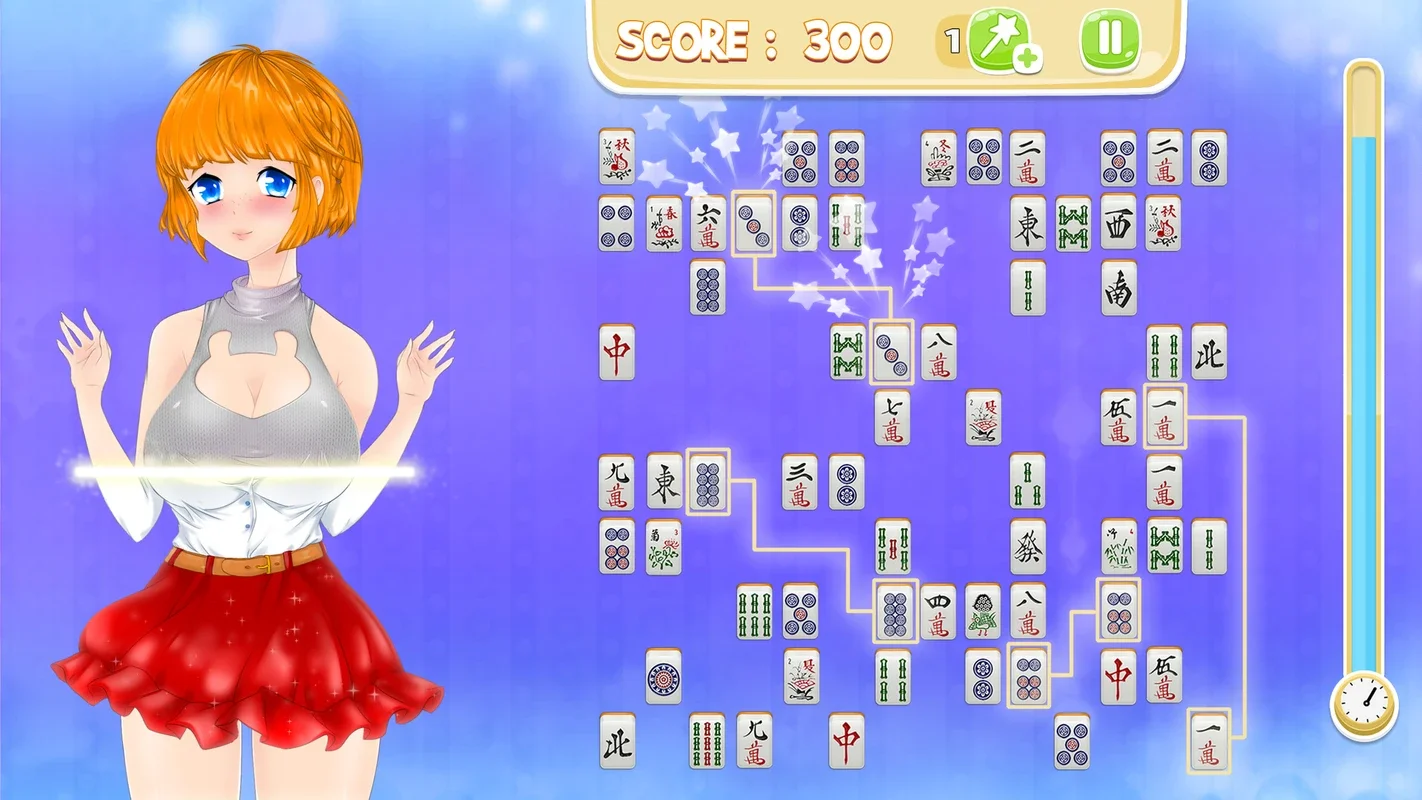 Mahjong Pretty Manga Girls for Android - Unlock Charming Girls