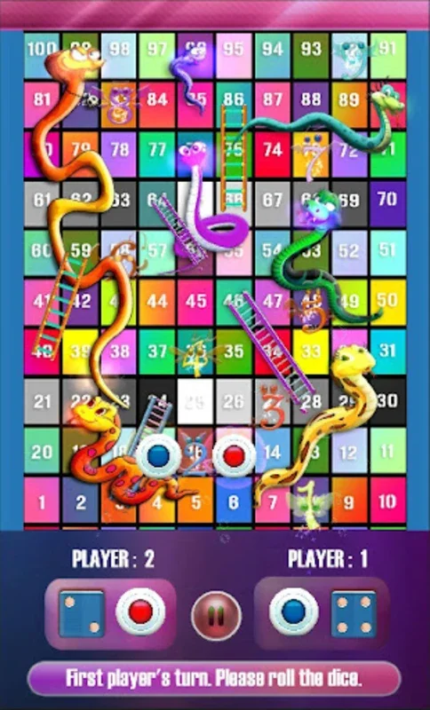 حية و درج : Snake And Ladder for Android - Strategic Fun