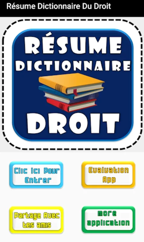 Resume Dictionnaire Du Droit for Android - No Downloading Required