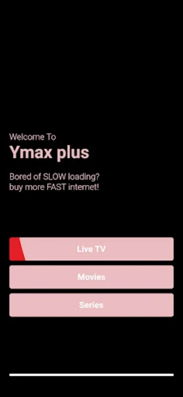 Ymax Plus: Seamless IPTV Streaming for Android