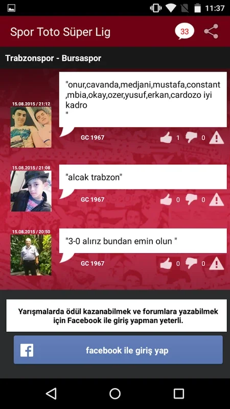 GollerCepte 1967 for Android - Stay Updated on Trabzonspor