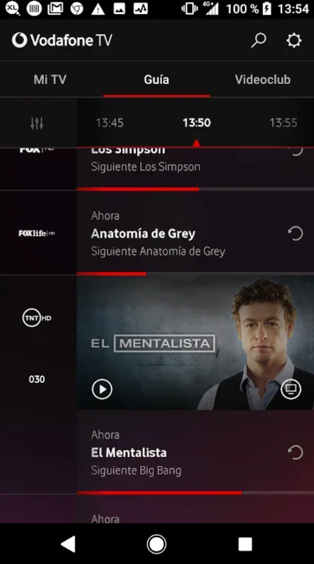 Vodafone TV (ES) for Android - Unbeatable Entertainment