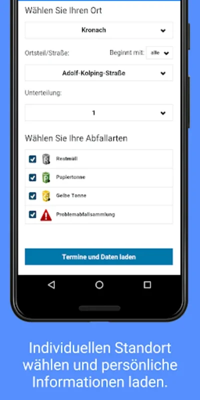 Landkreis Kronach Abfall-App for Android: Efficient Waste Management