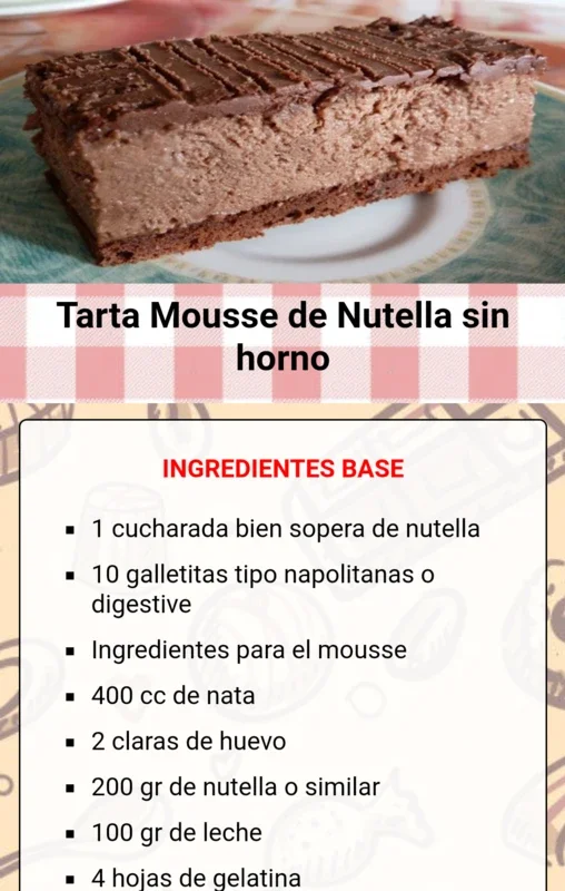 Postres de chocolate for Android: Delicious Desserts