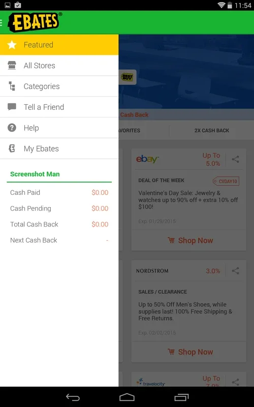 Rakuten Ebates for Android - Earn Money with Every Purchase