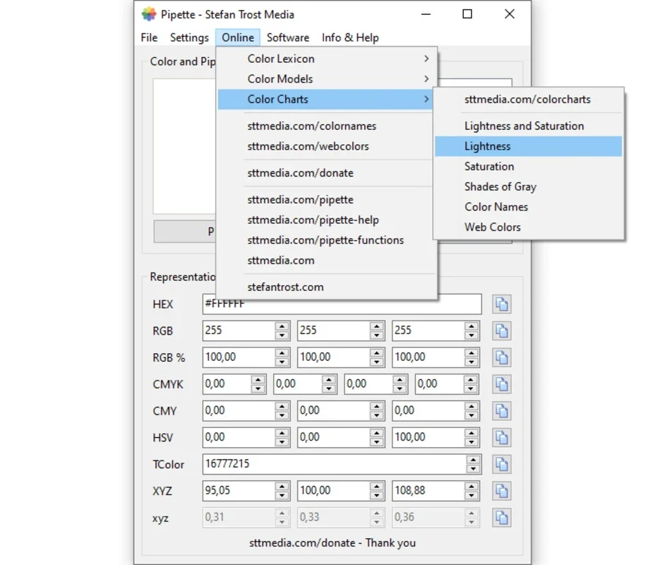 Pipette for Mac - Free Color Identification Tool