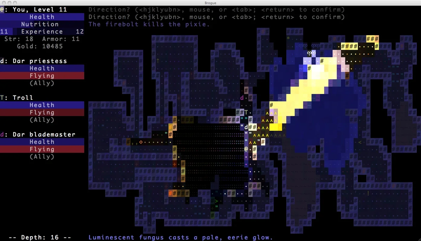 Brogue for Windows: Enhanced Roguelike Experience